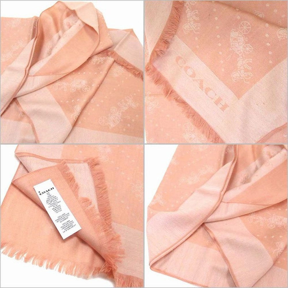 NWT Coach Horse and Carriage Print Soft Wrap Scarf - Picture 7 of 7